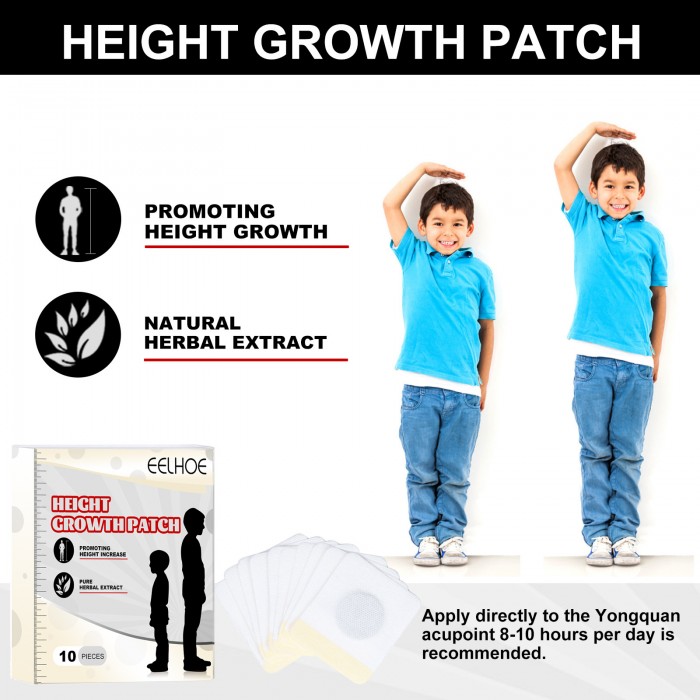 Children's Growth Stimulating Patch (3 boxes of value pack) Foot Acupoint Stimulation Patch, Height Increase Care and Health Care