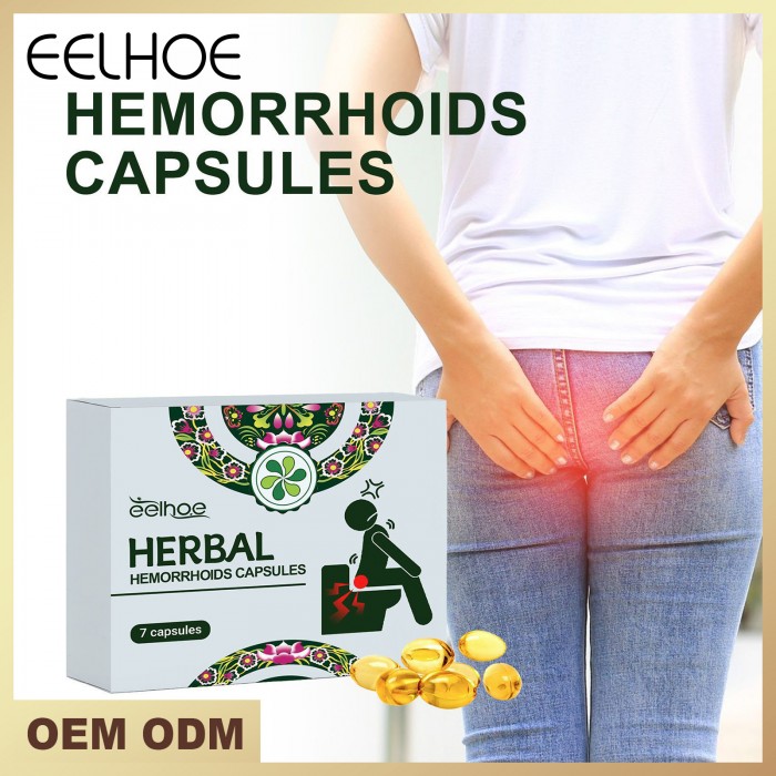 Traditional Chinese Medicine Hemorrhoids Capsules (3 boxes of value packs) repair the anus and eliminate flesh balls