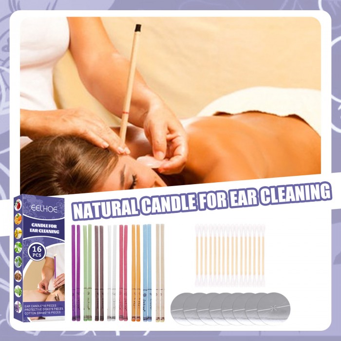 Ear candle care set (3 boxes of value pack) earwax cleaning multi-flavor mixed ear candle