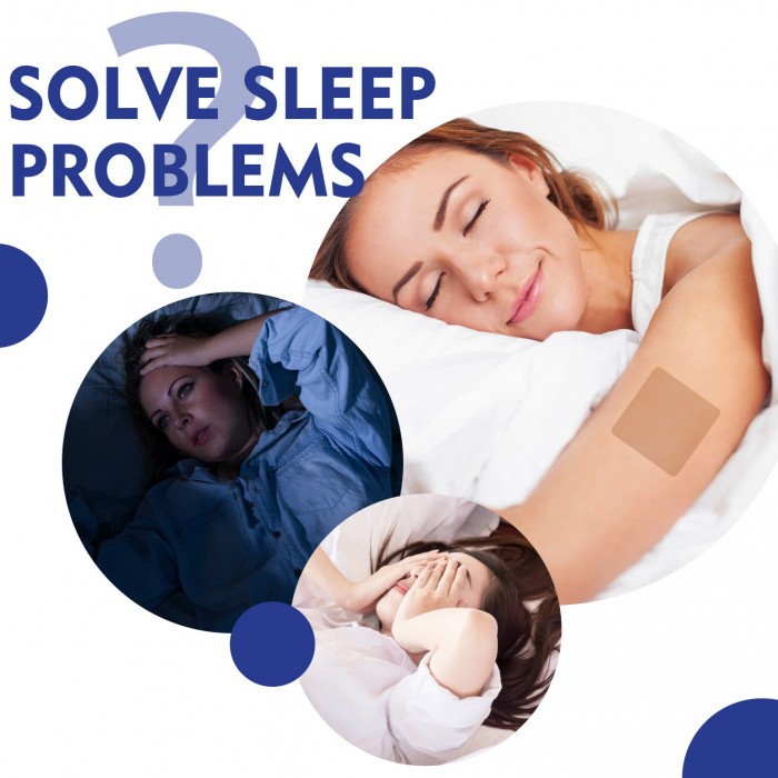 Sleep aid patches (3 boxes of value packs) relieve insomnia and promote sleep