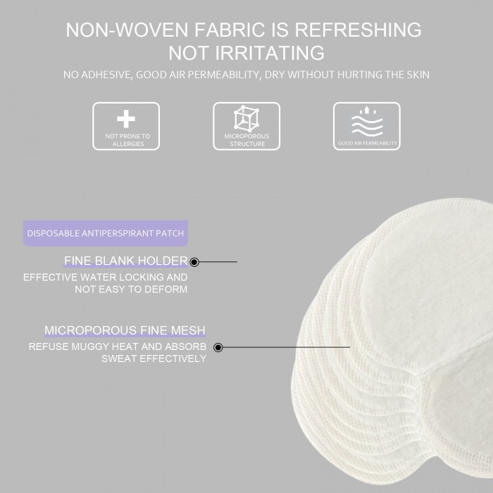 Underarm Sweat-Absorbent Pads (3 boxes of value packs) Summer lightweight underarm sweat-absorbent pads