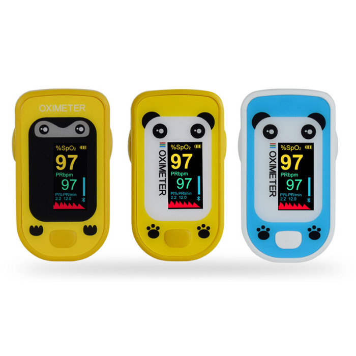 Infants and children finger clip blood oxygen saturation detector (cartoon type)