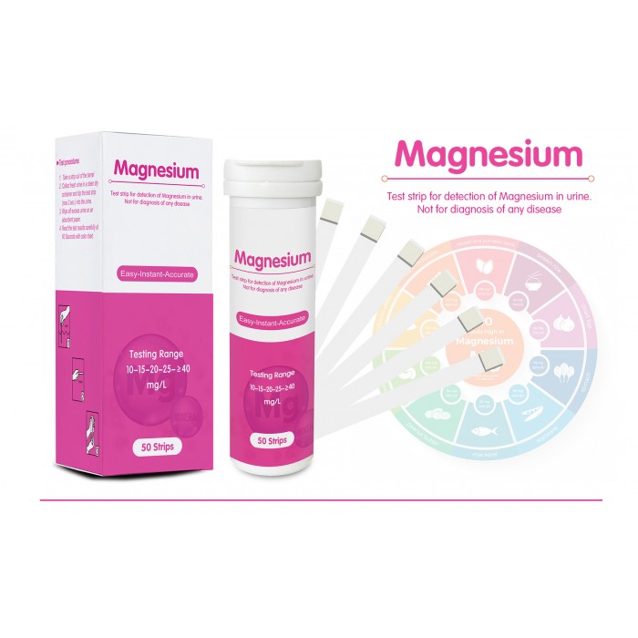 Urine magnesium Test Strips (1T x 50/box)