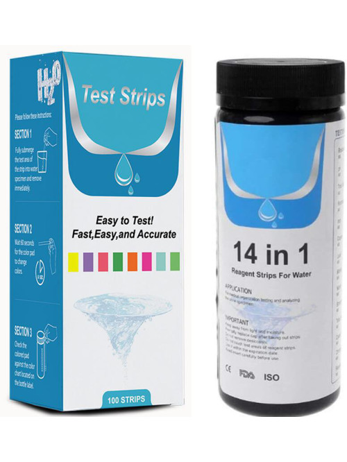 Water quality test strip 14 in 1 (50 pieces)