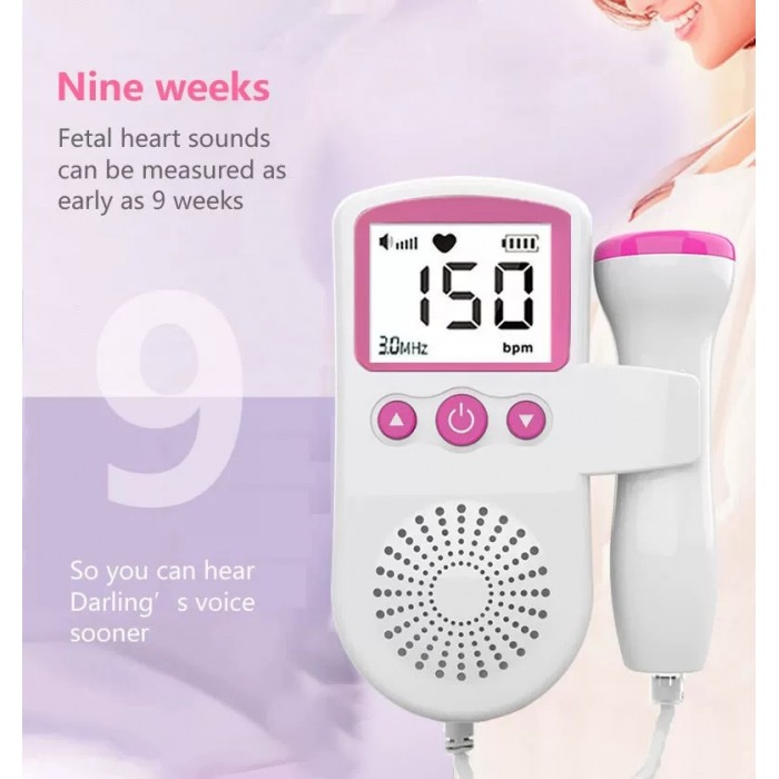 Home fetal heart rate monitor，Doppler fetal heart rate monitor